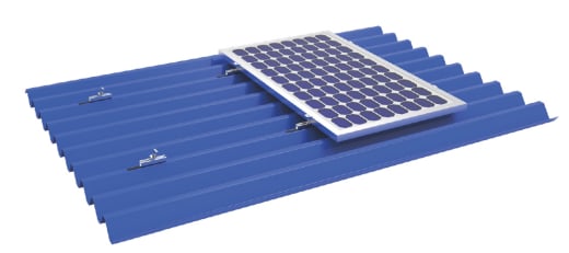 AS Mini Rail Kit Trapezoidal Metal Roof Solar Mounting System